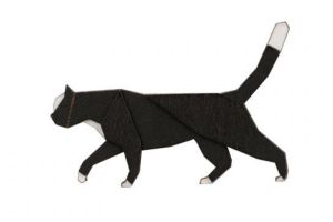 Walking Cat Brooch