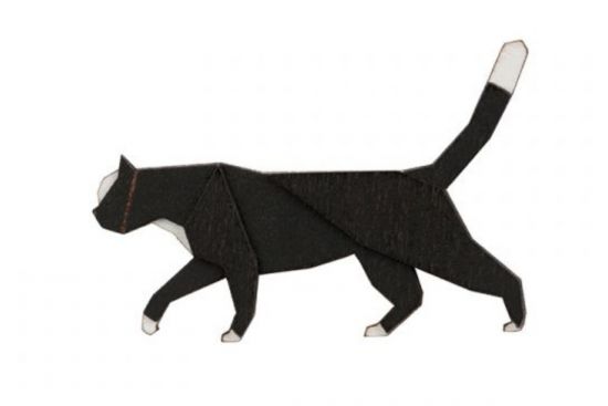 Walking Cat Brooch