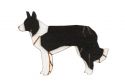 Walking Collie Brooch
