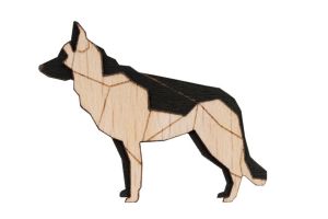 Walking Shepherd Brooch