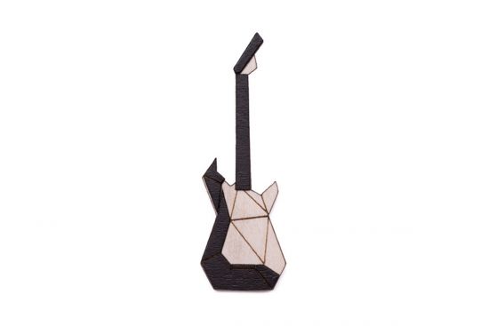 Electric Guitar Brooch