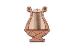 Lyre Brooch