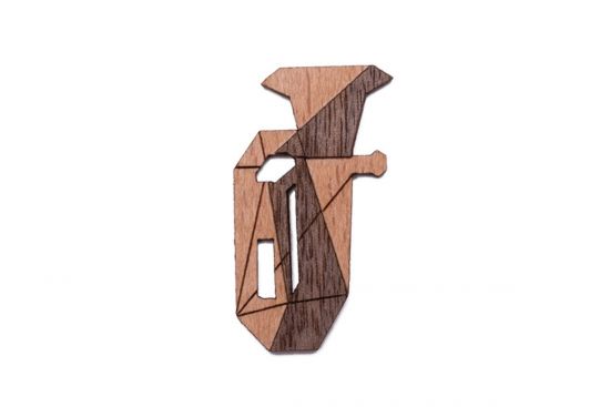 Tuba Brooch