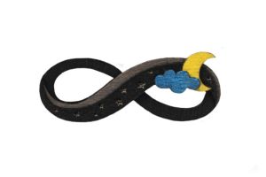 Infinity Moon Brooch