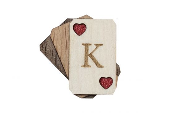 King of Hearts Brooch