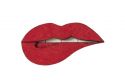 Lips Brooch