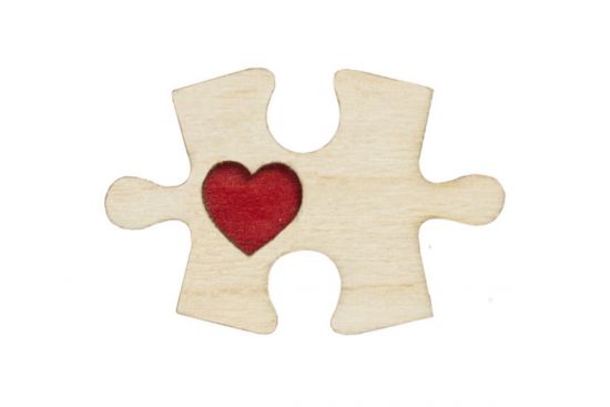 Puzzle 1 Brooch