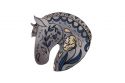 Grey horse Brooch